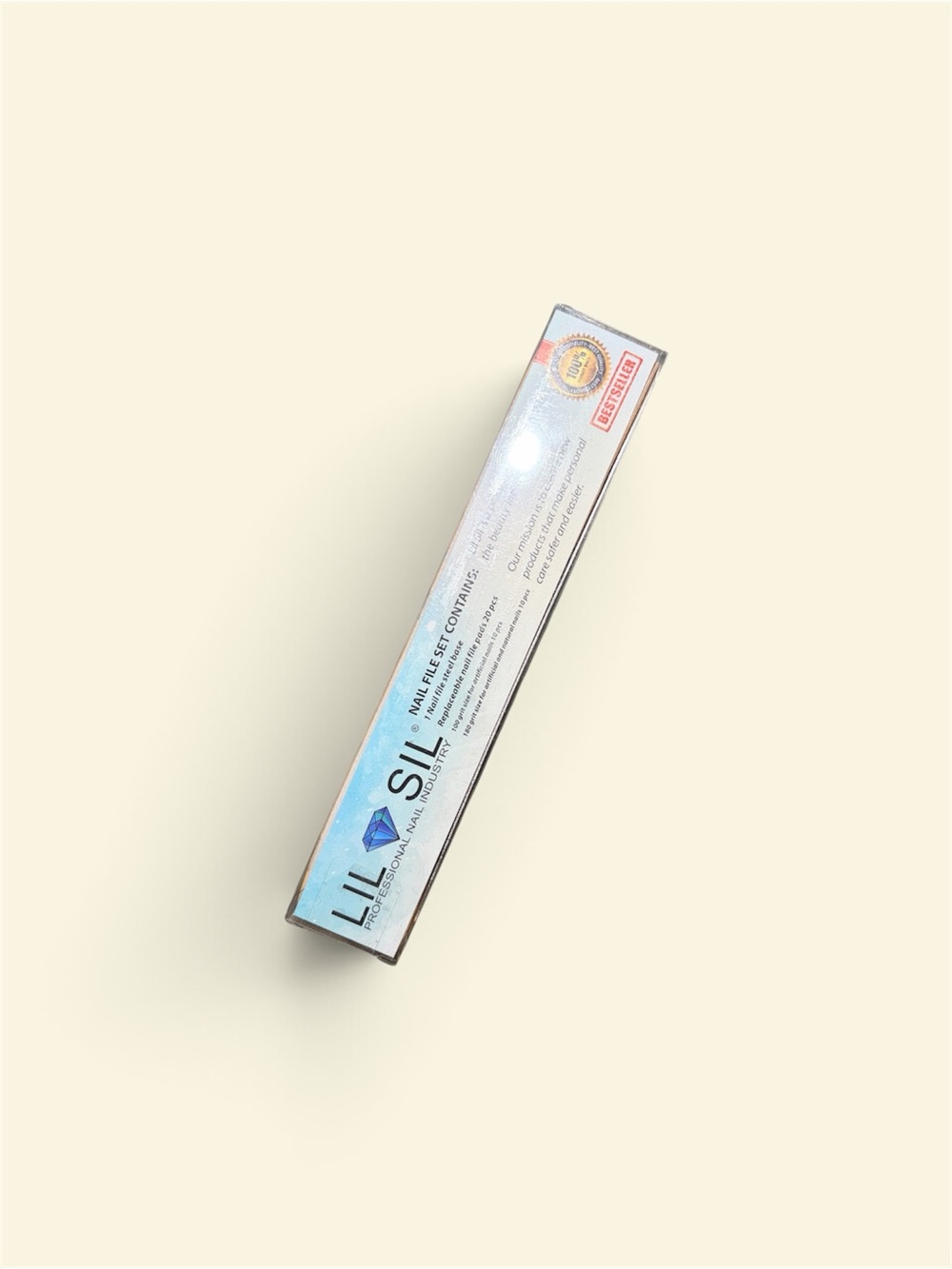 Lilsil Professional Nail file- White Packaging